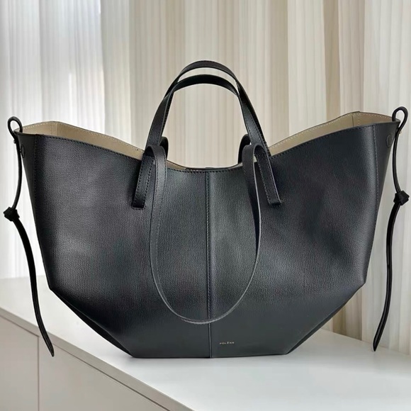 Polene Elegant Black Tote Bag - Picture 4 of 4